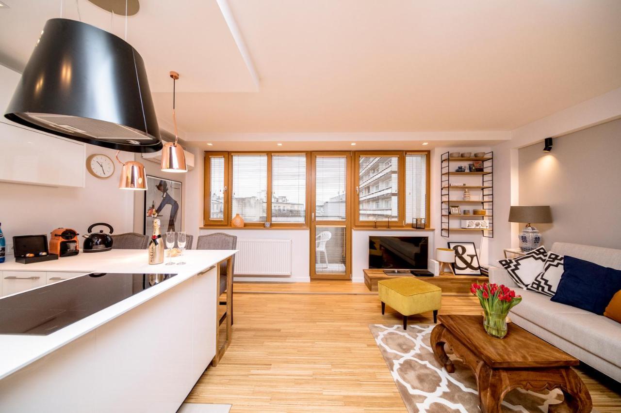 Golden Apartment With Air Condition By Your Freedom Warsaw Exterior photo